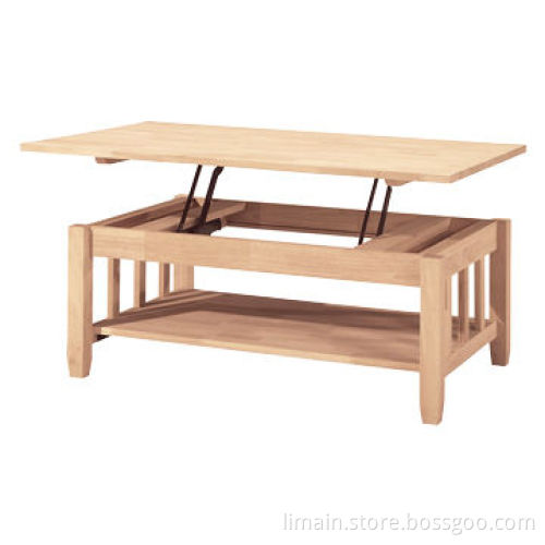 Coffee Table with Classic Mission Style, Sized 42 x 24 x 18-inch